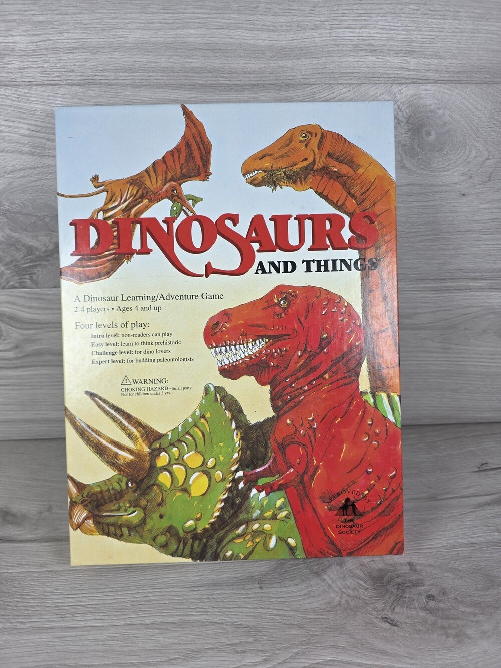 Dinosaurs and Things Educational Board Game Aristoplay Vtg 1990s SU61